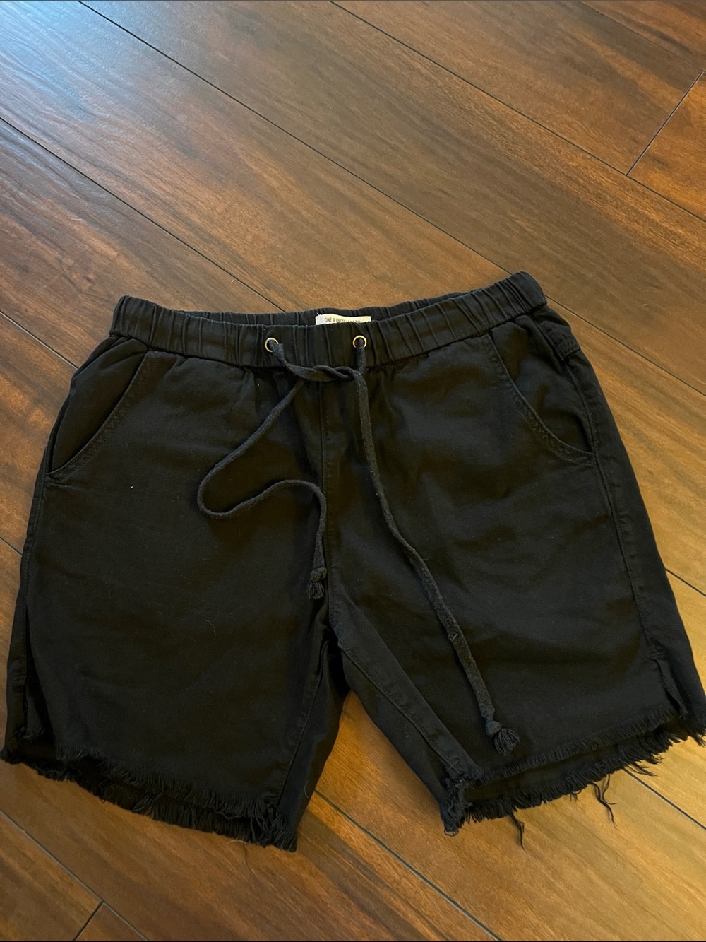 One Teaspoon black long shorts, great condition, size M